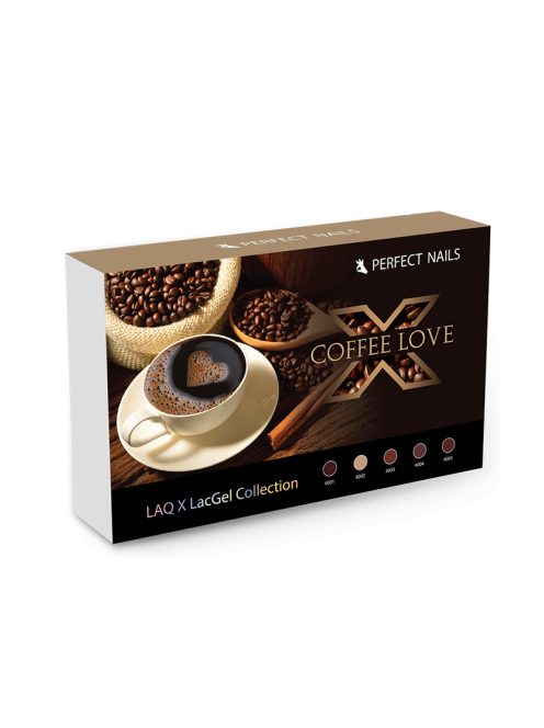 LACGEL LAQ X - COFFEE LOVE GÉL LAKK SZETT