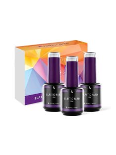   ELASTIC HARD GEL MULTIPACK - ECSETES MŰKÖRÖMÉPÍTŐ ZSELÉ  3X15ML