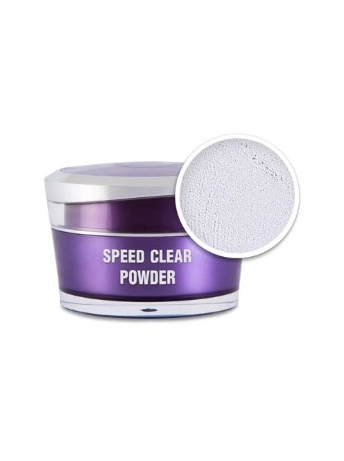 Műkörömépítő porcelánpor - Speed Clear powder 15ml