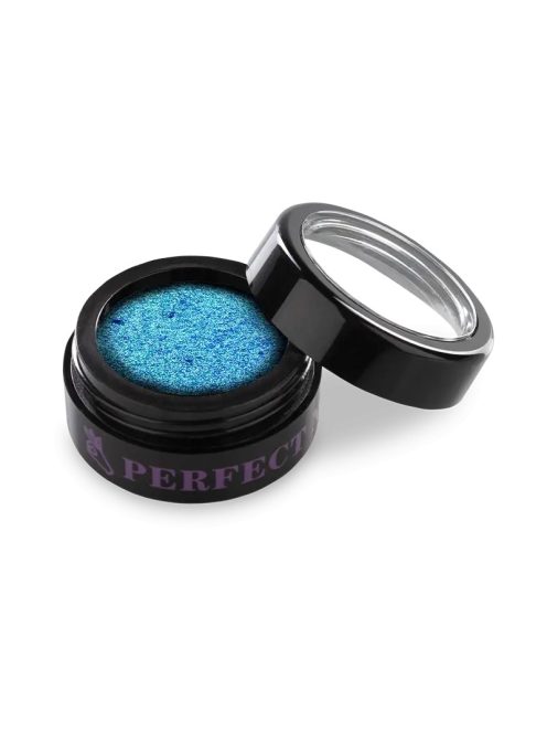 Chrome Powder - Körömdíszítő Aurora Fátyol Krómpor - Blue